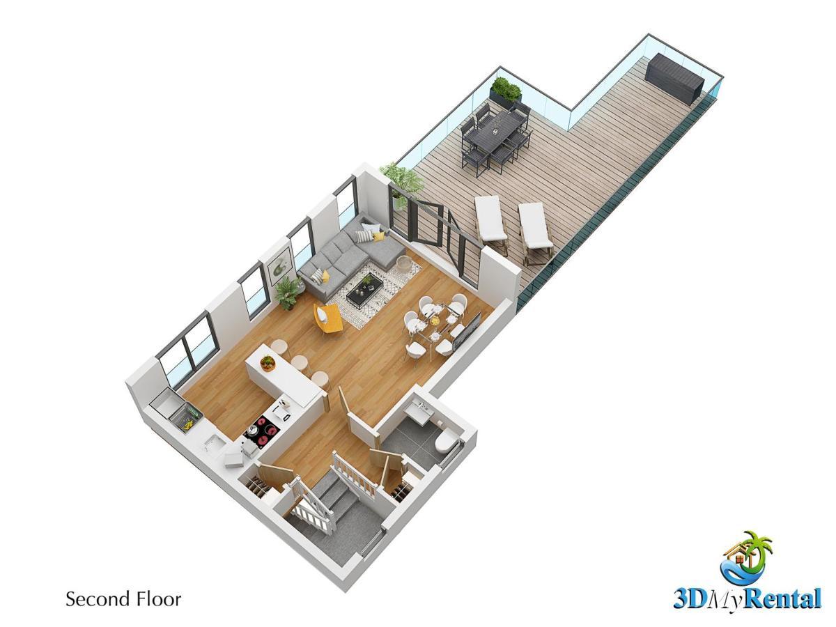 Modern Home For Small Groups By Stones Throw Apartments - Free Parking - Sea View Worthing Eksteriør billede